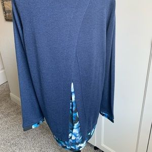 NYDJ blue sweater. Size M. May fit L as well